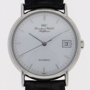 WATCH IWC IW3513018 Portofino white SS/leather AT